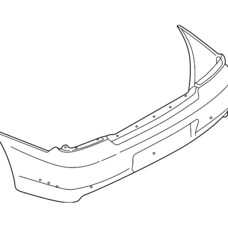 Pare-choc arrière - Subaru WRX/STI 01-02